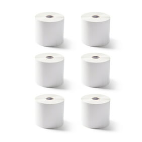 OfficeSmart Labels ZR1214114-2.25 x 1.25 Inch Removable Direct Thermal Labels//Compatible with Zebra Printers 25 Rolls, White, 1000 Labels Per Roll, 1 inch Core